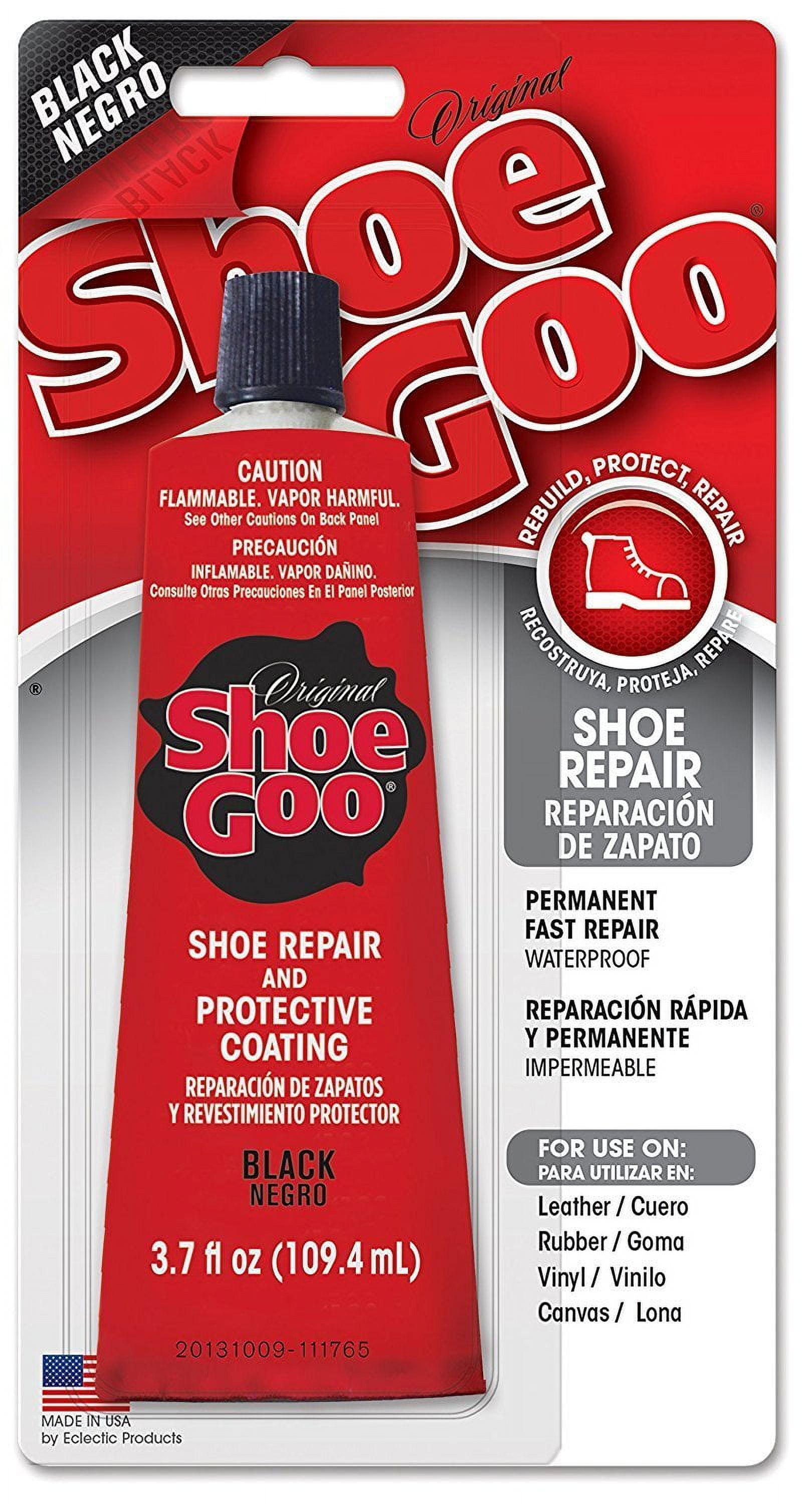 Shoe GOO Adhesive, 3.7 fl oz - Black Pack of 2