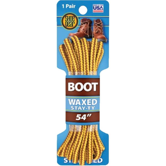 Shoe Gear 54" Brn/Gld W Boot Lace