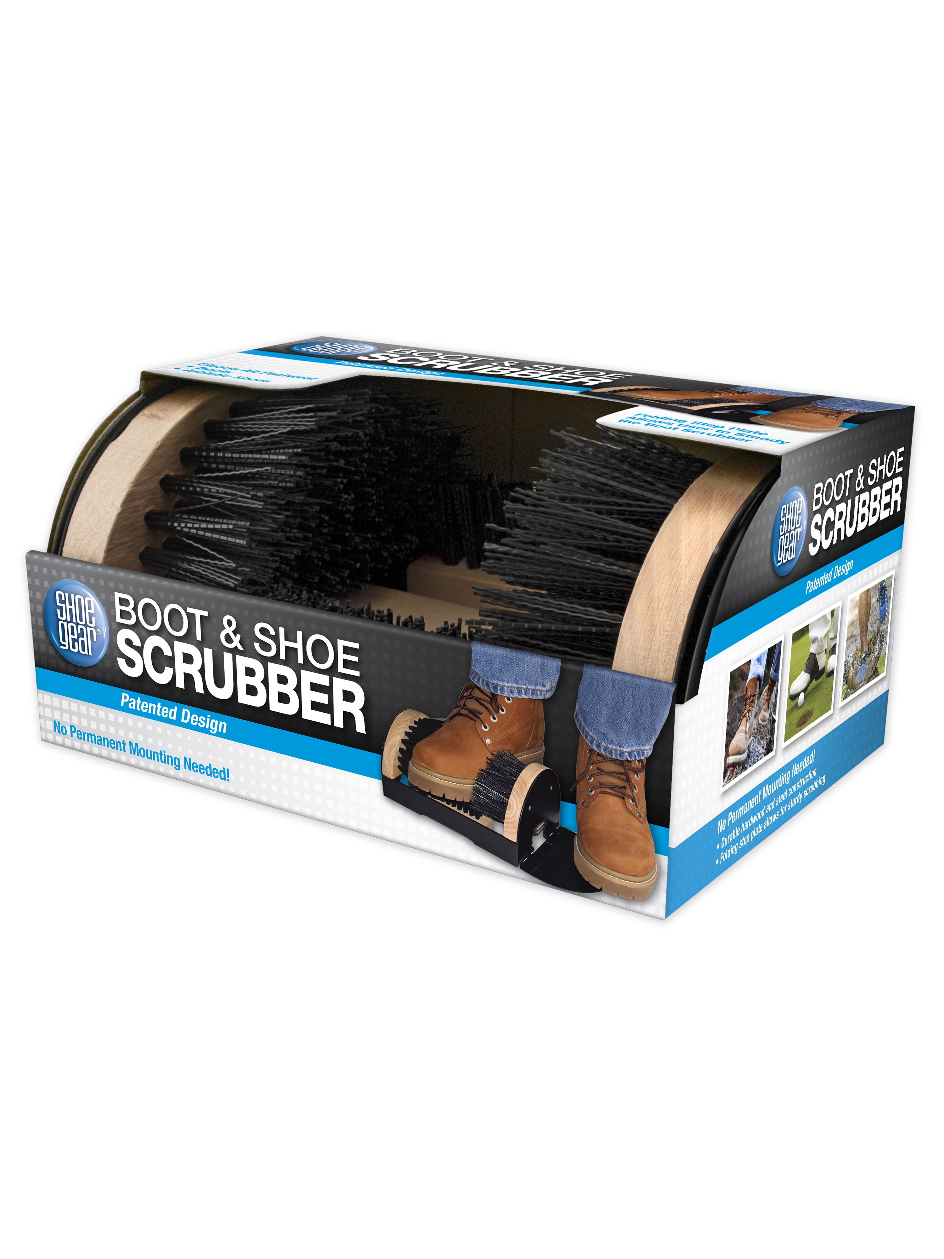 Shoe Brush, Shoe Polish & Sponge All-in-one For Cleaning And Maintenance