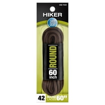 Shoe Gear Round Hiker Boot Lace for Men and Women, Polyester, Brown, 60"
