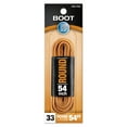 thumbnail image 1 of Shoe Gear Round Work Boot Lace for Men and Women, Polyester, Brown/Yellow, 54", 1 of 5