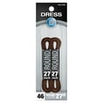 thumbnail image 1 of Shoe Gear Waxed Round Dress Shoe Laces for Men and Women, Polyester, Brown, 27", 1 of 6