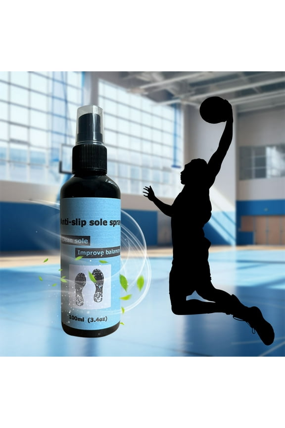 Shoe Grip Spray under $5! CQCYD Shoe Grip Spray for Basketball Shoes and Soles, Non-Slip Agent for Leather and Sneaker Soles, 100ml Traction Enhancer for Sports and Daily Wear