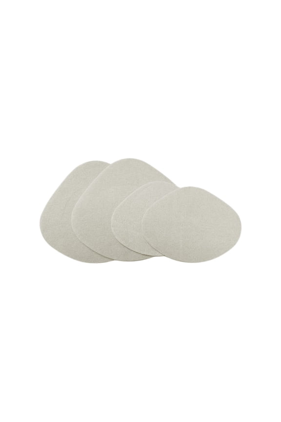Shoe Heel Repair, 2 Pairs 2Sizes Quick Self-Adhesive Inside Shoe Heel Patch Pad for Sneaker Holes, Shoe Hole Toeburst Patch/Insert, Sneaker Toe/Heel Prevention Repair, Multiple Colors,Grey