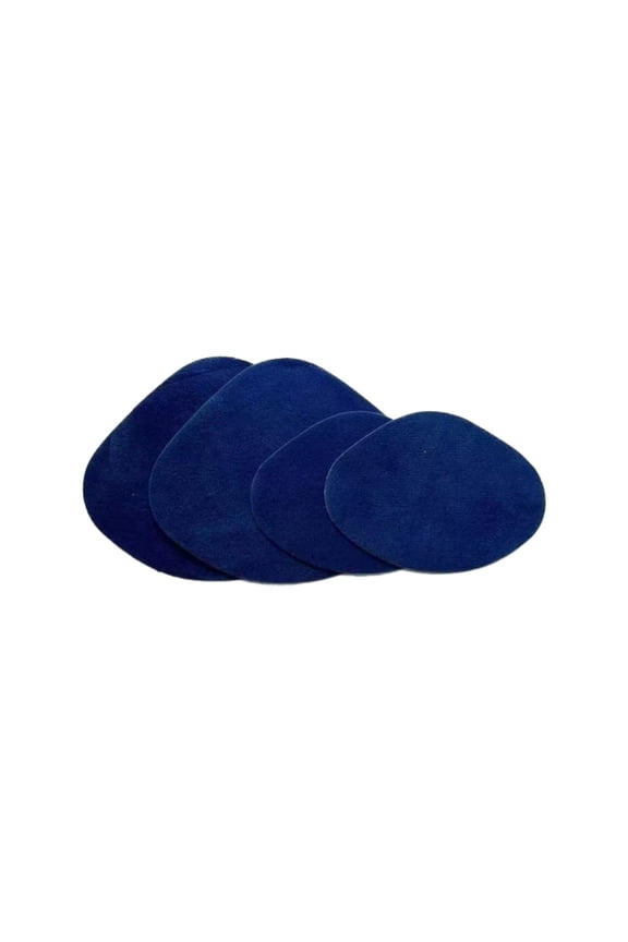 Shoe Heel Repair Patch,Self Adhesive Shoe Patch,Running Shoe Fix Tape,Soft Cushioned Triangular Oval Repair Sticker Self Stick Replacement Pad for Sports Casual Shoe Hole Damage Repair,Blue
