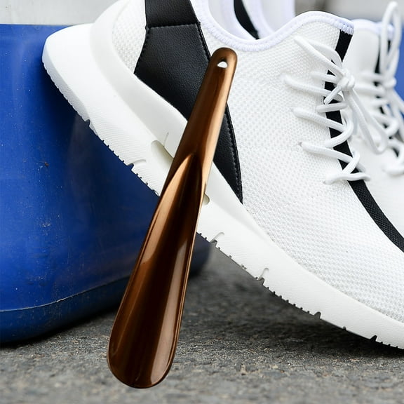 Shoe Horn | Long Shoe Puller for Easy On & Off | Portable Shoe Helper for Kids & Adults | Ergonomic Plastic Shoe Lifter for Home, Travel, and Office | No Bend Shoe Aid