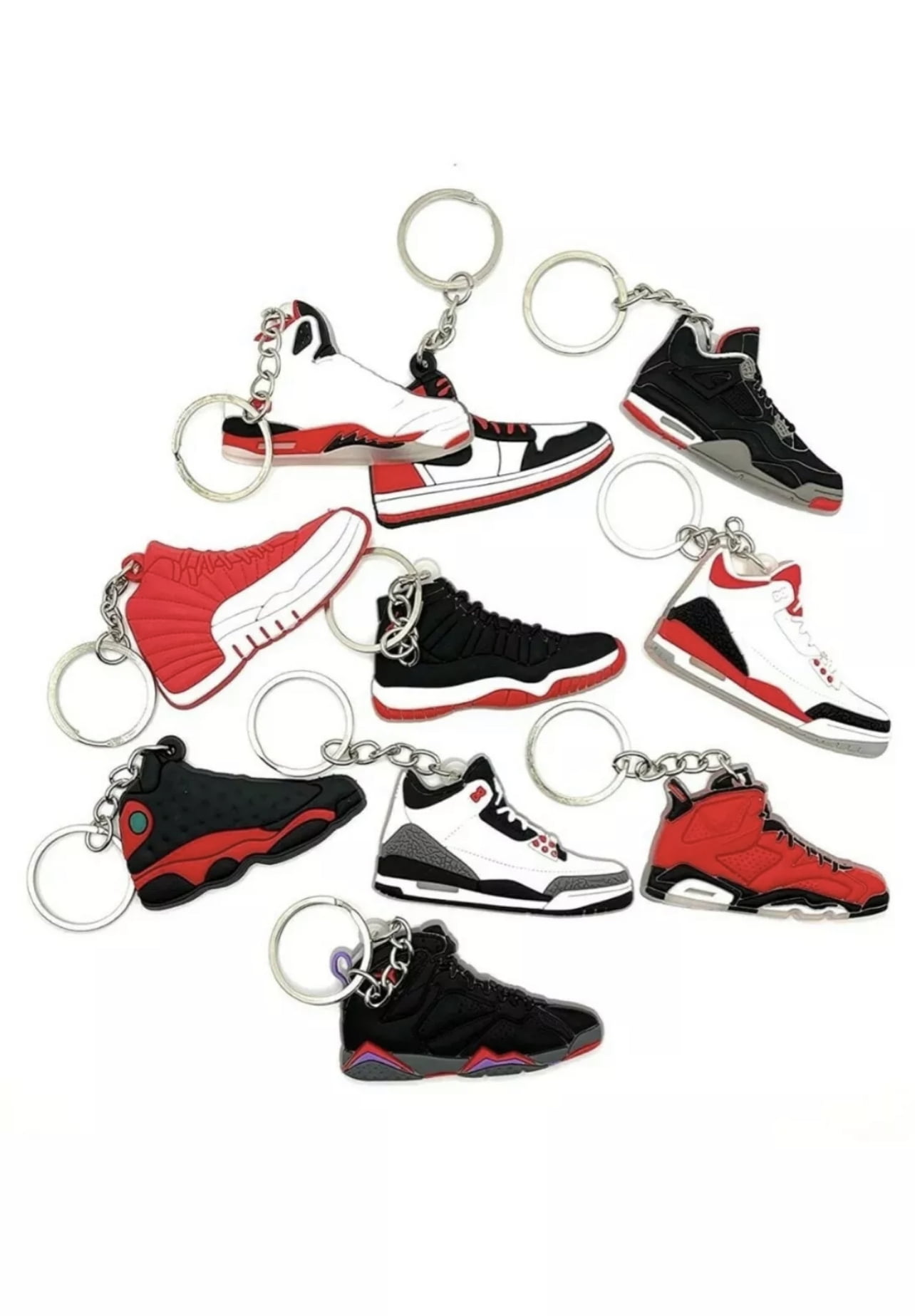 Shoe Keychains Sneaker Party Favors 25pcs BULK for Sneaker Themed Parties, Gift Bags, Party Favors Zapato llaveros