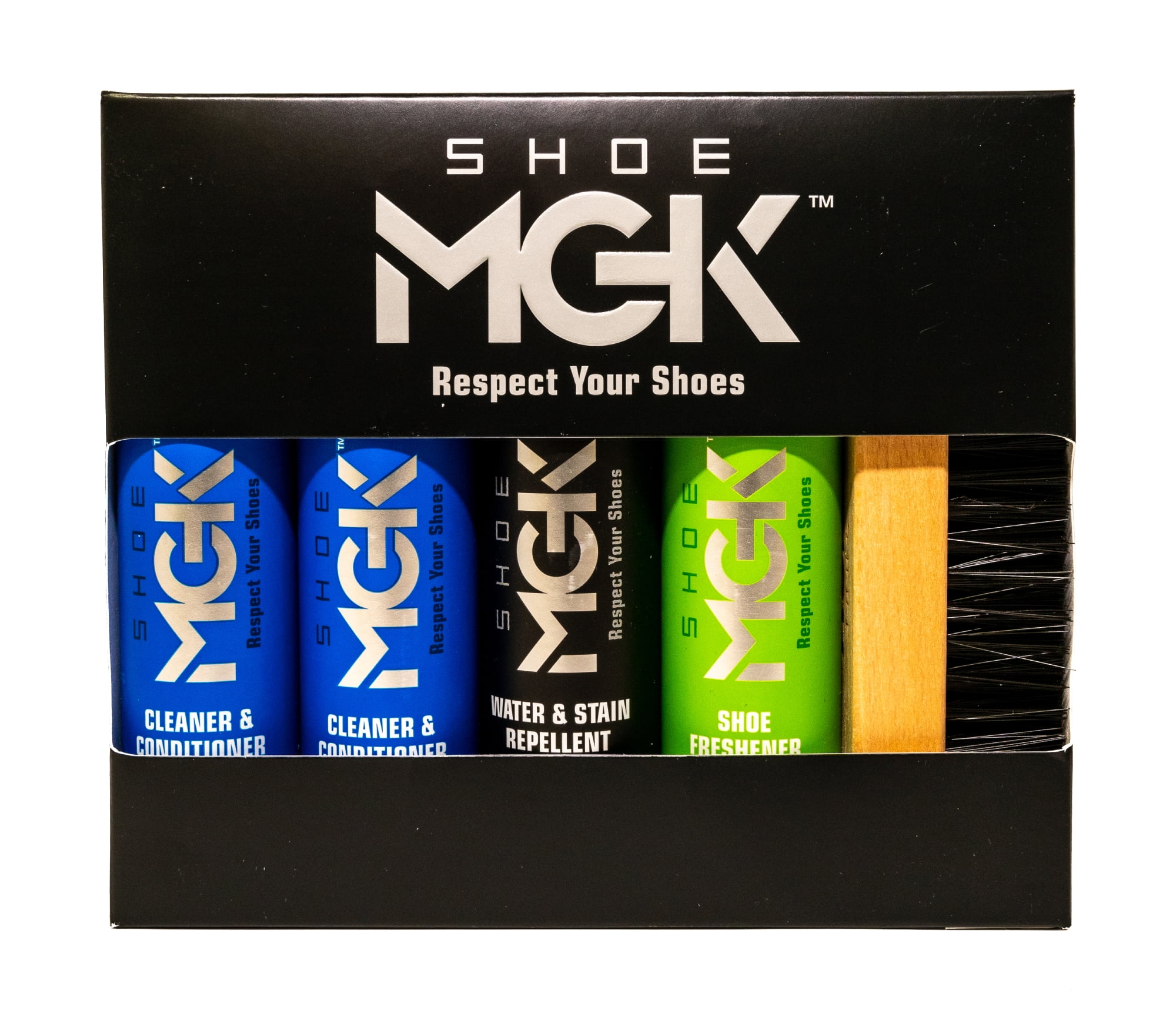  Shoe MGK MVP Shoe Cleaner Kit Cleaner & Conditioner, Water &  Stain Repellent, and White Touch Up for cleaning Athletic Shoes, White  Shoes, Sneakers, Tennis Shoes, and Cleats. : Clothing, Shoes