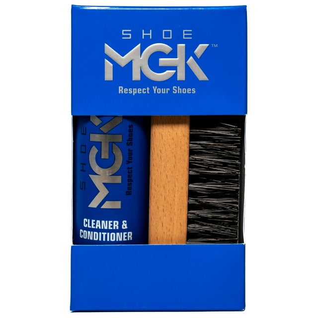 Shoe MGK Shoe Cleaner Kit for White Shoes, Sneakers, Leather Shoes, Suede Shoes, and more - Shoe Cleaner & Conditioner with Brush