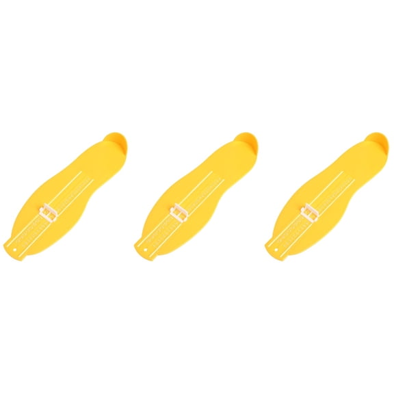 DEEPCRAFF Foot Measurement Device Yellow Easy to Use for Correct Shoe Sizing