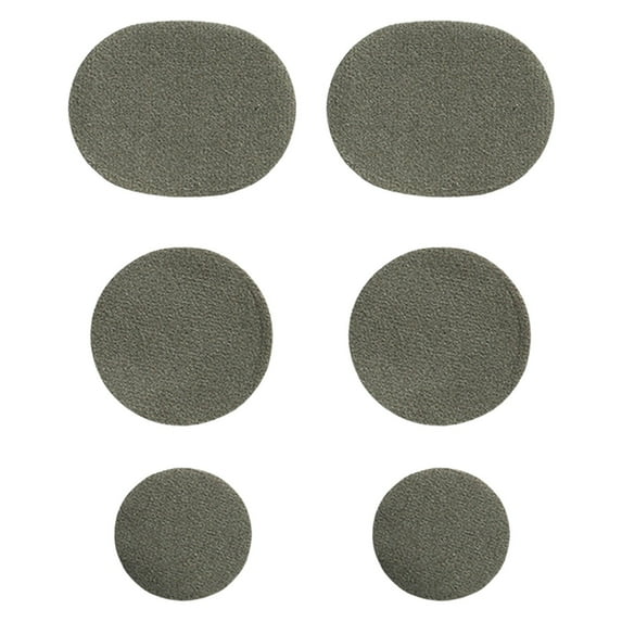 Shoe Mesh Repair Patch Kit Self-Adhesive, Anti-Wear Breathable Fiber Sticker for Sneakers Running Shoes Upper Hole Fix, Quick Repair Tool for Athletic Footwear Toe Protection, Six Shoe Patches