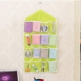thumbnail image 1 of Shoe Organizer Over The Door Shoe Rack Clear Over Door Hanging Bag Shoe Organizer Pockets with 16 Pockets Hanging Closet Door (Blue), 1 of 4