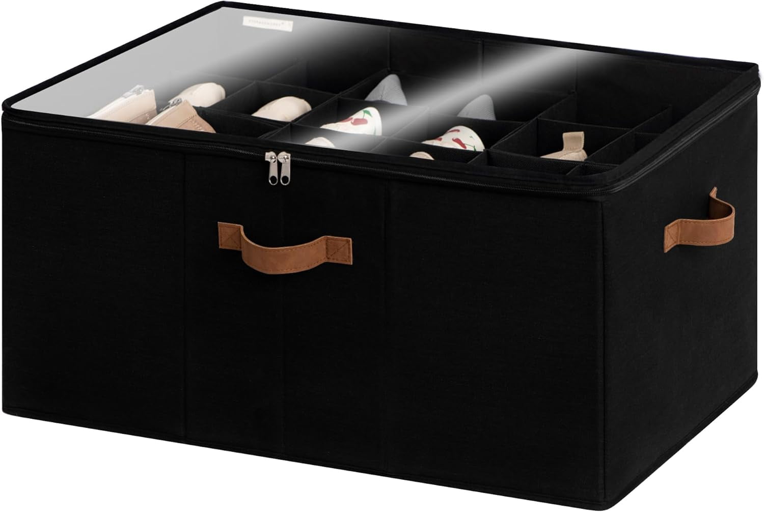 Container Store Shoe Storage Racks Shoe Organizer for Closet, Fits up to 24 Pairs, Shoe Cubby Storage ...