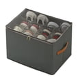 thumbnail image 1 of Shoe Organizer for Closet, Large Shoe Box Storage Containers, Foldable Shoes Storage Organizer Box Bin, Space Saving Shoes Holder, 1 of 7