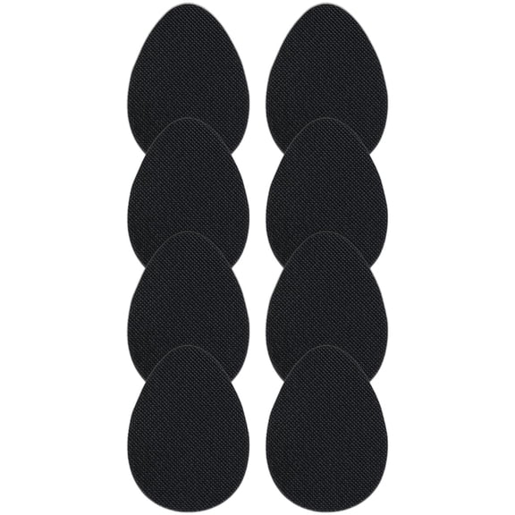 Shoe Pads GADEBAO Self Adhesive Anti Sole Sticker Protector Odorless Silicone for High Heels Black 8 Pieces