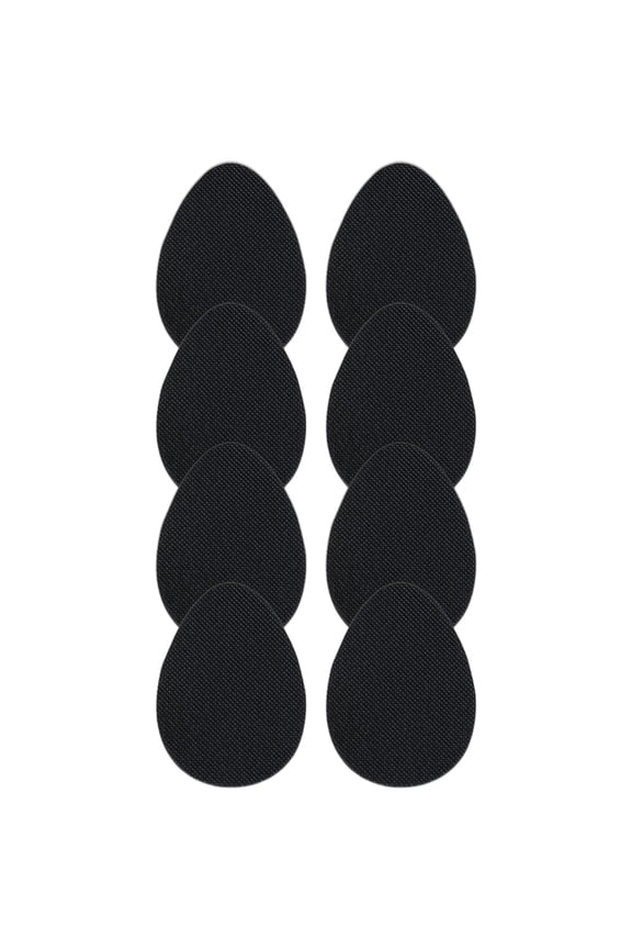 Shoe Pads GADEBAO Self Adhesive Anti Sole Sticker Protector Odorless Silicone for High Heels Black 8 Pieces