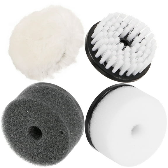 Shoe Polisher Shine Accessories Suede Brush Sneaker Cleaning Sponge Plush 4 Pcs