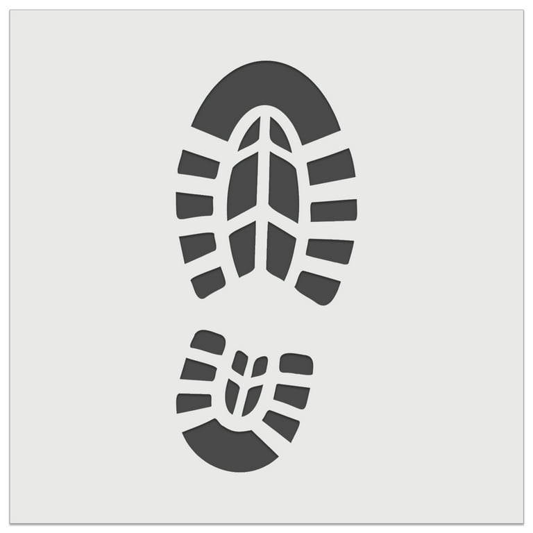 Shoe Print Boot DIY Cookie Wall Craft Stencil - 9.0 Inch - Walmart.com shoe-print-boot-diy-cookie-wall-craft-stencil-9-0-inch-walmart-com