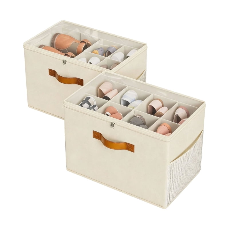 Shoe Protector Box Moisture Resistant Dustproof Travel Storage Solution