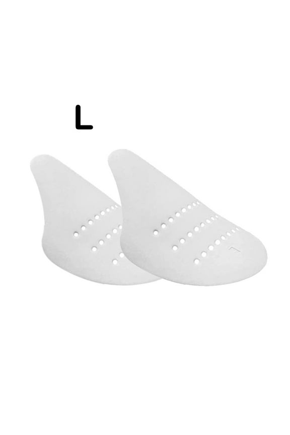 Shoe Protector Folding Support Inserts - Breathable Sneaker Toe Guards for Men & Women, Anti-Crease Shoe Shields for Casual Sports Walking, Durable PE+TPR Shoe Savers (3 Pairs)