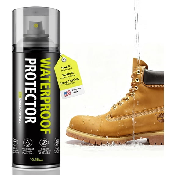 Shoe Protector Spray: Rain Stain Dirt Waterproof Shoe Spray, Nano Protection for Sneaker Suede Leather Boot Hat
