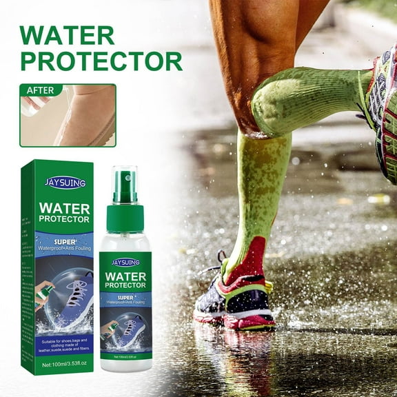 Shoe Protector Spray - Rain & Stain Waterproof Nano Protection for Sneaker, Leather, Nubuck, Suede & Canvas, Waterproof Stain Repellent Spray