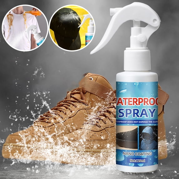 Shoe Protector Spray - Rain & Stain Waterproof Nano Protection for Sneaker, Nubuck, Leather, Suede & Canvas 4.06 fl oz.