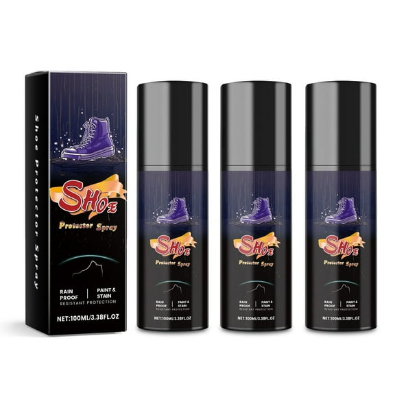 Shoe Protector Spray, Suede Protector Spray - Shoe Spray Protectant, Rain & Stain Water Repellent Spray for Shoes, Nano Protection for Sneakers, Canvas, Suede, Leather, Boots, Nubuck