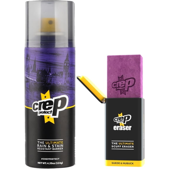 Shoe Protector Spray & Ultimate Scuff Eraser - Sneaker Cleaner for Suede and Nubuck Shoes