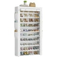 thumbnail image 1 of Shoe Rack 10Tier Large Capacity 50-56Pairs Beautiful Tall Shoe Shelf Free Standing Storage Cabinet Entryway Closet, 1 of 18