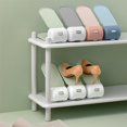 Shoe Rack 2 Adjustable Height Stand For Closet Locker Shelf Organizer