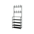 thumbnail image 1 of Shoe Rack 3 in 1 Design Coat Rack Shoe Bench, Hall Tree for Entryway Storage Bench, Shelf Organizer, Shoe Storage, Hall Tree with Bench Freestanding, Easy Assembly, 1 of 5