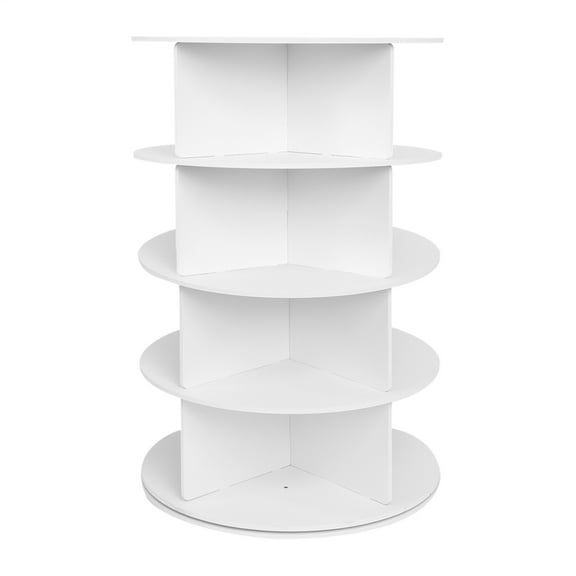 Shoe Rack 4-Tier Carousel, Freestanding Round Rotating Storage for Living Room Closets, Durable Sneaker Organizer