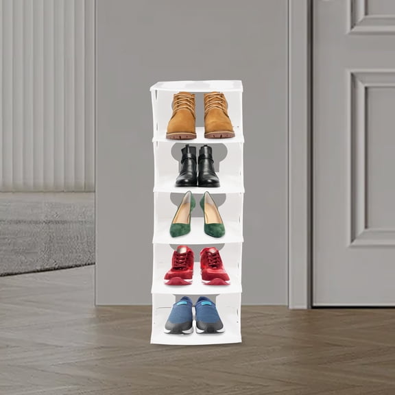 Shoe Rack, 5-tier Shoe Rack, Free Standing Shoe Rack For Entrances, Porches, Cloakrooms, Living Rooms, Or Bedrooms For Storing Shoes