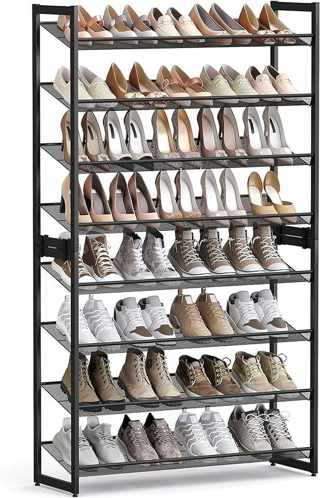 Shoe Rack, 6-Tier Shoe Organizer, Metal Shoe Storage for Garage, Set of ...