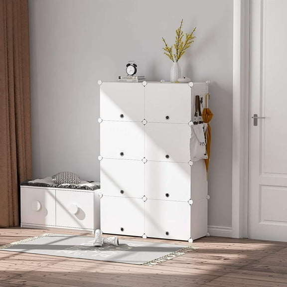 Shoe Rack, 6 Tier Shoe Storage Cabinet 24 Pair Plastic Shoe Shelves Organizer for Closet Hallway Bedroom Entryway