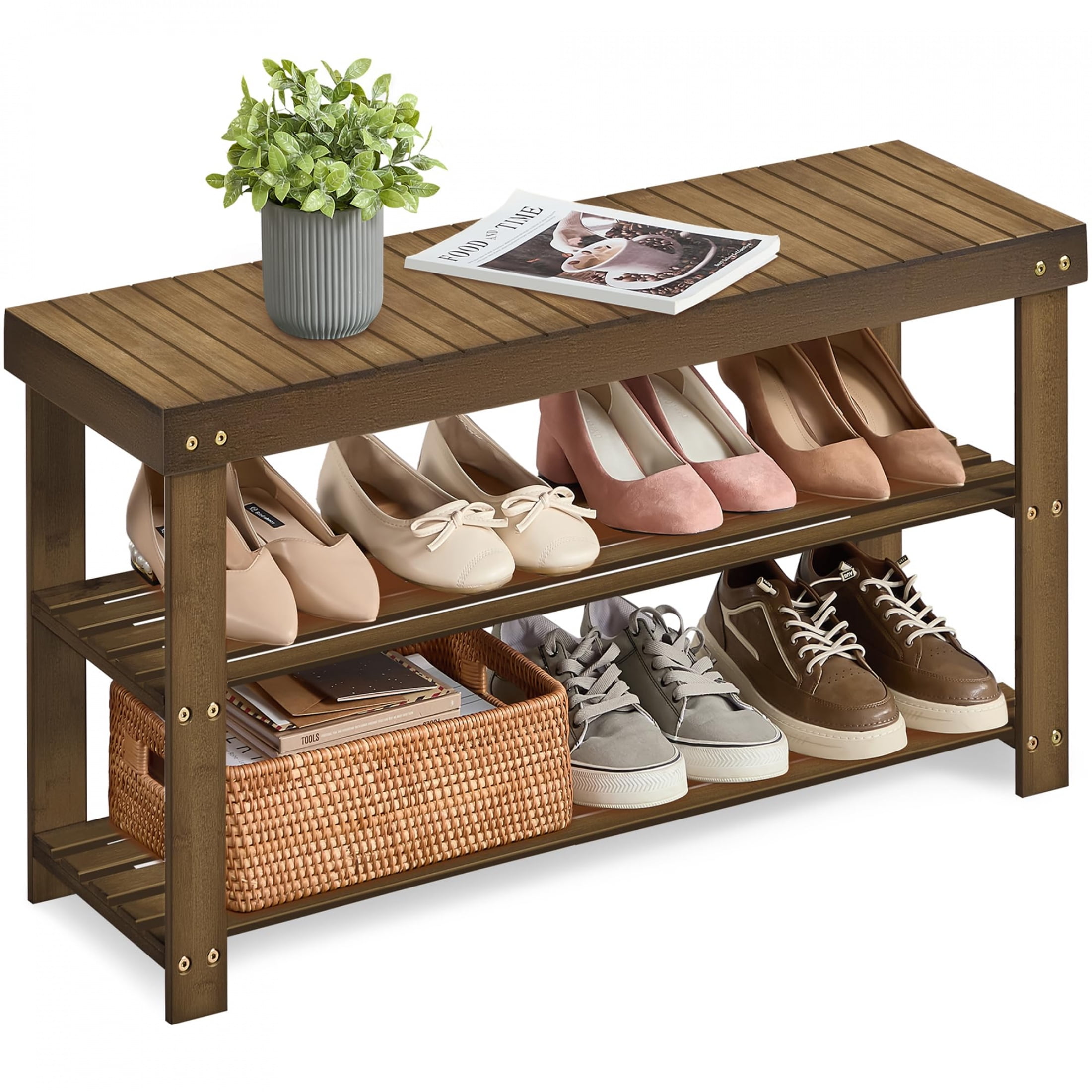 3tier Removable Shoe Benchnull