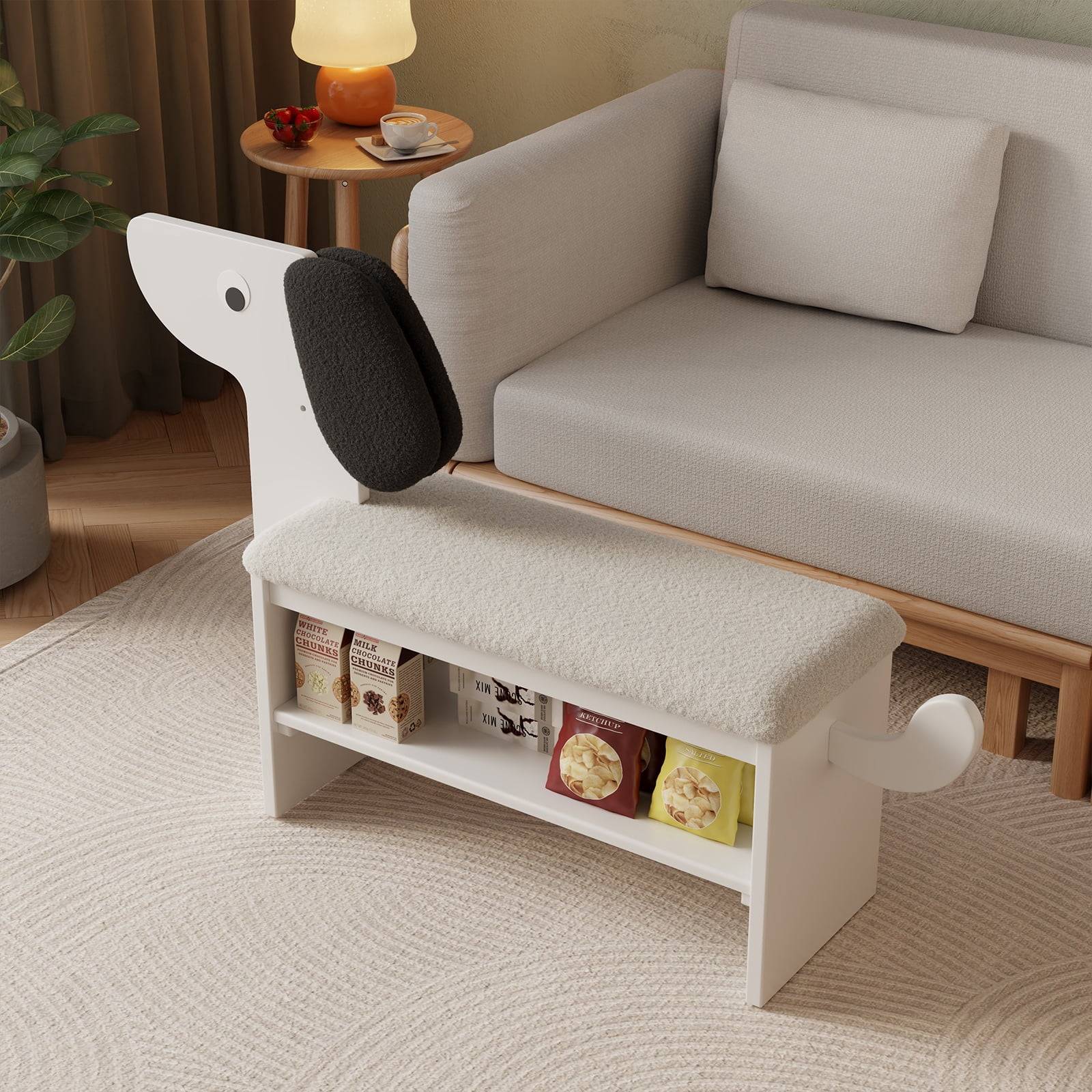 Shoe Rack Bench with Cushion, 2 Tier Shoe Bench,Wooden Shoe Rack,Shoe ...