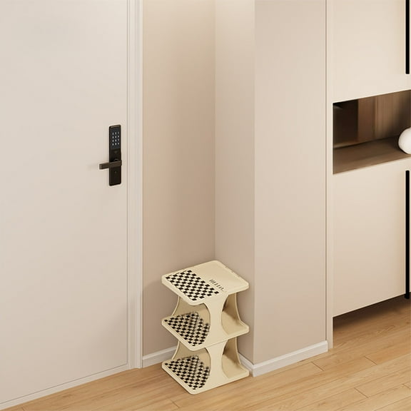 Shoe Rack Entryway Storage, Slipper Holder, Stacked Design, Wood Material, Adjustable Shelves, Modern Style, Home Use, Entryway Organization Solution, Furniture Decor Sopatenor