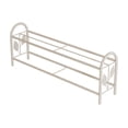 thumbnail image 1 of Shoe Rack Floor Standing for Bathroom Entryway Space Saving Metal Shoe Storage with Drainage Grids No Drill, 1 of 6