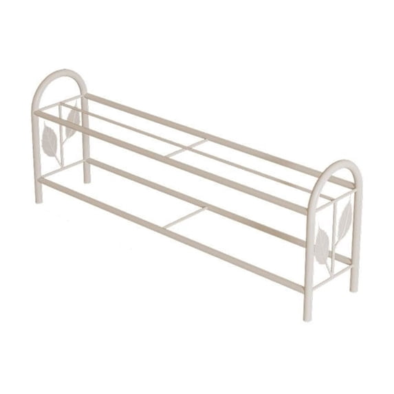 Shoe Rack Floor Standing for Bathroom Entryway Space Saving Metal Shoe Storage with Drainage Grids No Drill