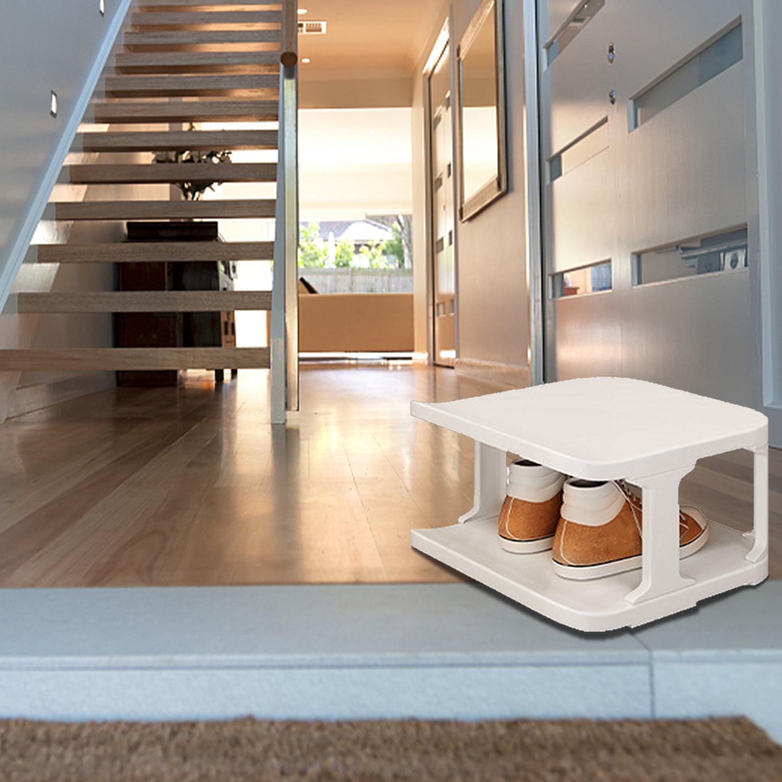 Shoe Rack Mini Narrow Layered Partition Shoe Storage Artifact - Walmart.com