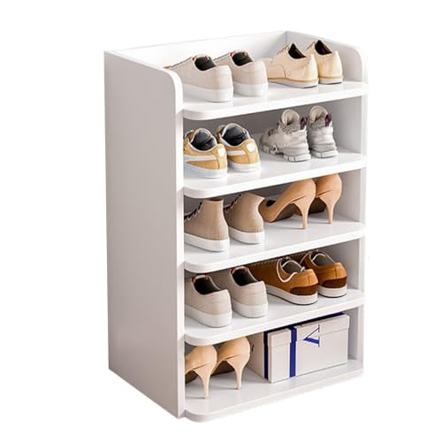 Shoe Rack Shoe Cabinet,5 Tier Narrow Shoe Storage Cabinet,Minimalistic ...