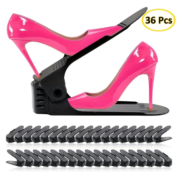 Shoe Rack Shoe Organizer Space-Saving Storage Shoe Organizer For Closet, Shoe Stacker Shoe Slots Space Saver Double Stack Shoe Holder Homeries