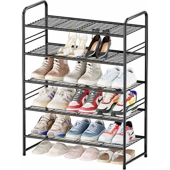 Shoe Rack,Shoe Shelf, Black - Walmart.com