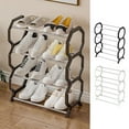 thumbnail image 1 of Shoe Rack, Storage Organizer, 4-Tier Metal Shelves, Durable & Space-Saving, Modern Design, For Bedroom & Entryway, Shoe Storage Solution, Closet Organizer, Home Furniture,Vsgery, 1 of 9