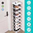 thumbnail image 1 of Shoe Rack Storage Organizer Detachable Shoe Racks Saves Family Household Rack Multi Layer Simple Shoes Shelf Color Cabinet, 1 of 9