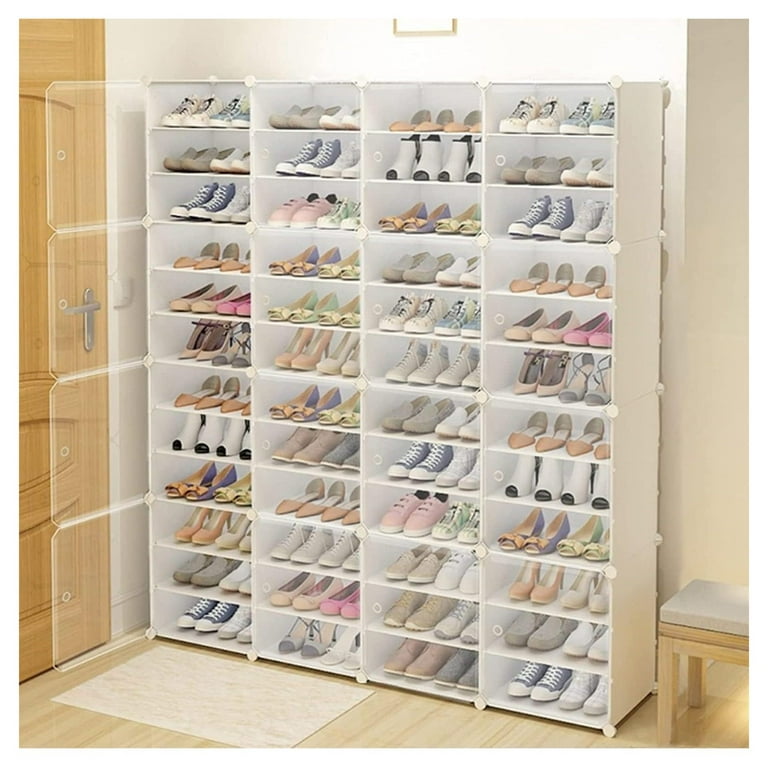 Adjustable & Sturdy Double Layer Shoe Rack With Stackable Shoe Support,  Home Storage Organizer, Dormitory Shoe Rack, Shoes Cabinet Storage Shelf
