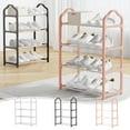 thumbnail image 1 of Shoe Rack Storage Organizer with Tiered Metal Shelves for Entryway Closet and Dorm Room Organization Space Saving and Sturdy Design for Bedrooms and Small Spaces AKLJWH, 1 of 8