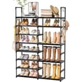 thumbnail image 1 of Shoe Rack, Sturdy Metal Shoe Rack Organizer,Narrow Shoe Rack,Shoe Racks for Closets,Shoes Rack,Shoe Stand,Shoe Shelf, 1 of 17